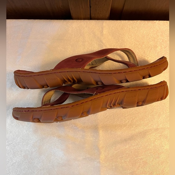 Bogs Sandals Open Toe Leather Deep Mauve 6.5 - Picture 5 of 10